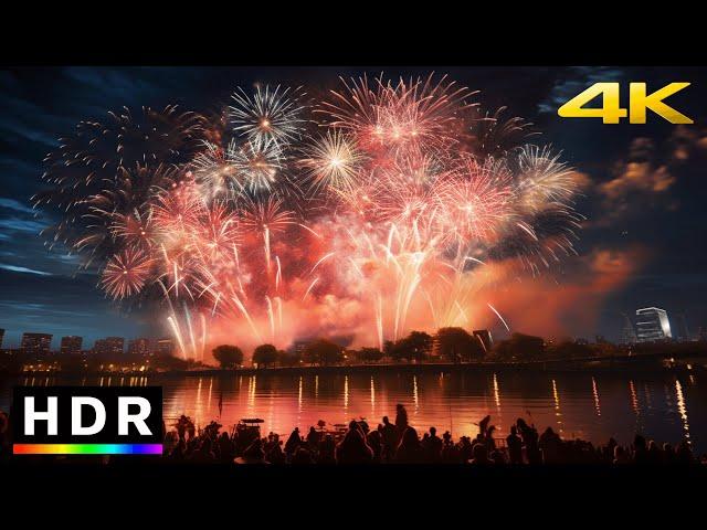 Tokyo Fireworks 2023 - Katsushika Noryo Fireworks Festival // 4K HDR (recorded live)