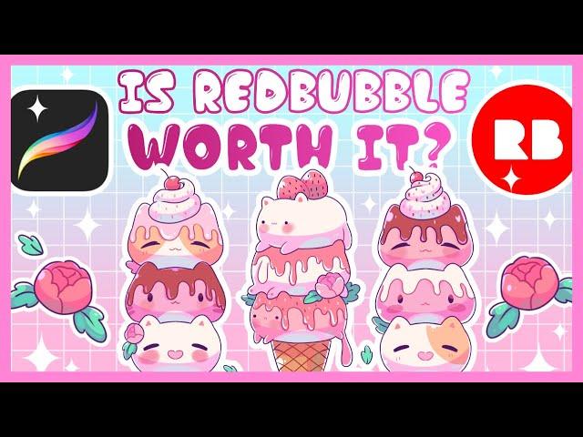 Designing Cute Art For Redbubble | (Is Redbubble Worth It?)