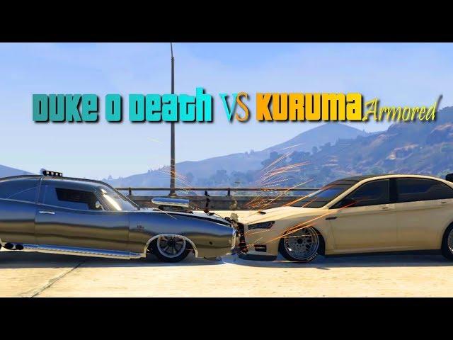 GTA V Online Kuruma vs Duke O death | Best car for Beginner