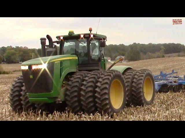 JOHN DEERE 9460R Tractor Working on Tillage