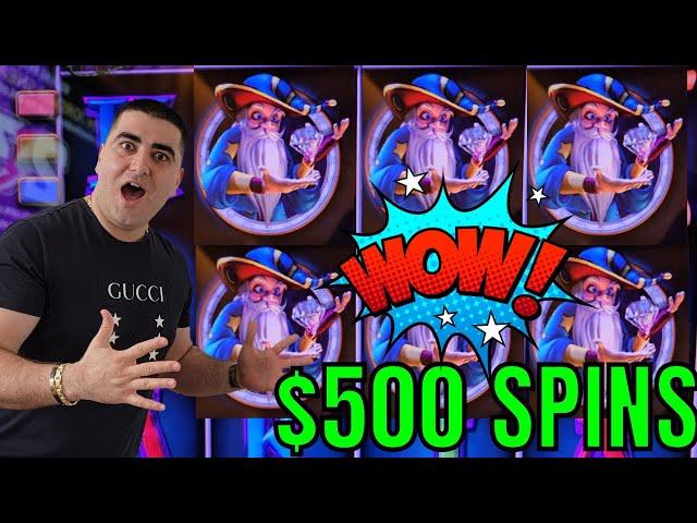 $500 Bets ON Diamond Queen Slot Machine - Can I Get The Bonus ?