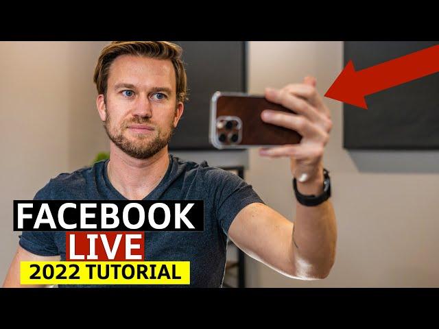 Facebook Live on your PHONE | 2022 Facebook Live mobile