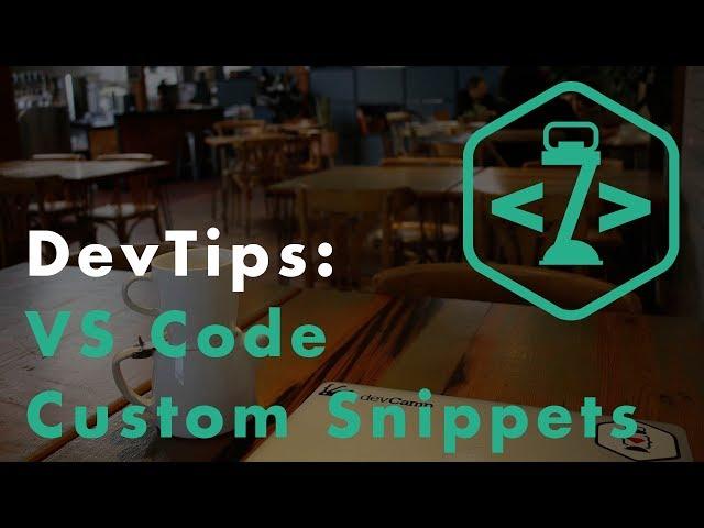 Guide to Creating Custom Code Snippets in VS Code