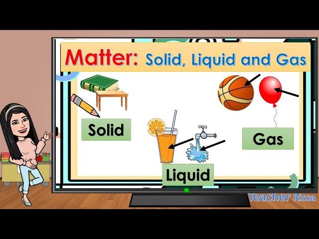 MATTER: SOLID, LIQUID and GAS