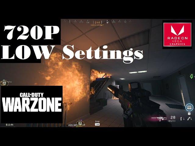 COD: Warzone - Benchmark Vega 8 Graphics (720p Low Settings)