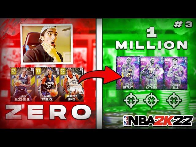 This NEW Snipe Filter is AMAZING! Sniping from 0 to *1 MILLION* MT in NBA 2K22 MyTeam! (Ep. 3)