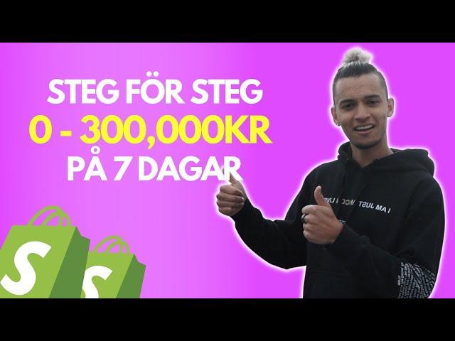 Från Idé till 322,403kr på 7 Dagar! FULLSTÄNDIG GENOMGÅNG