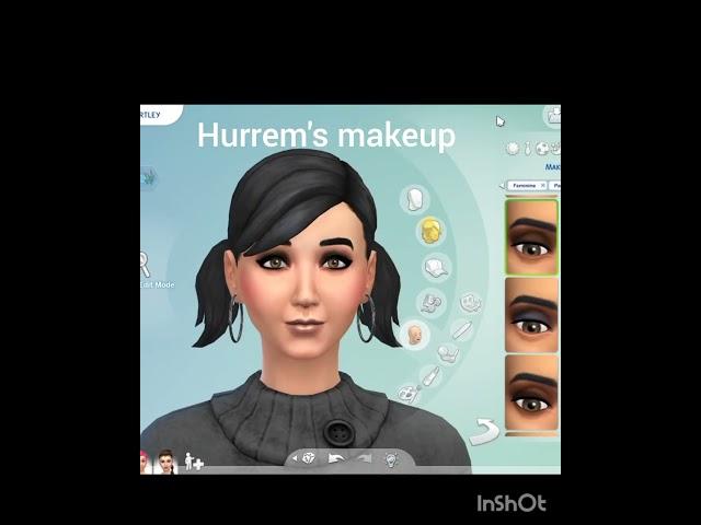 Hurrem's makeup. My turkish sim. #sims4 #createasim #simsfamily #turkey #türkiye