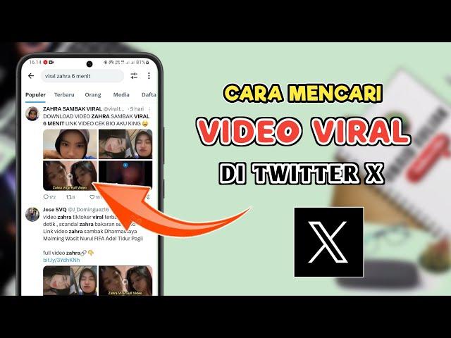 Cara Mencari Video Viral Di Twitter