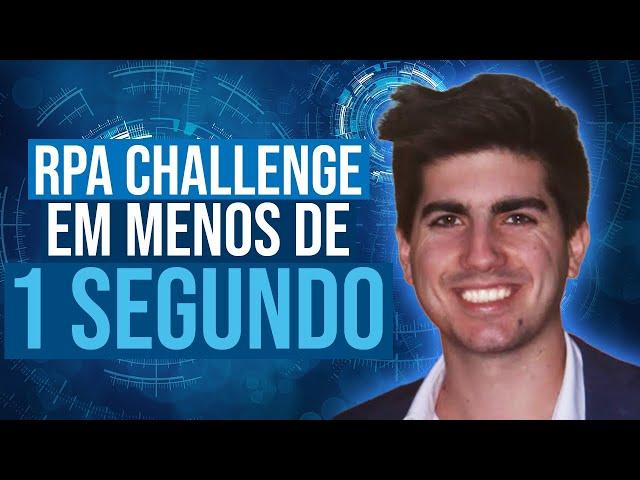 TUTORIAL - RPA CHALLENGE em menos de 1 SEGUNDO com UiPath