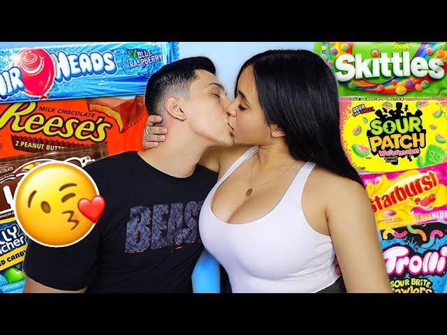 CANDY KISSING CHALLENGE!! **Gets crazy** pt.2