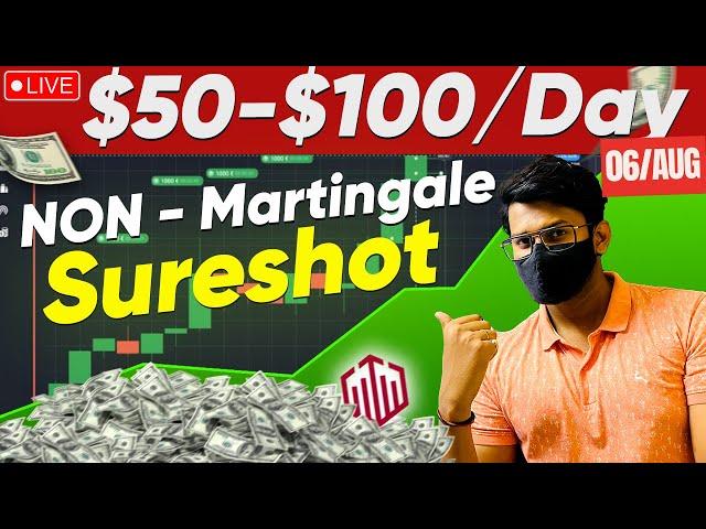 06 AUG | Make $50 to $100/DAY with Quotex Live streaming #shorts #verticallive #quotexlive