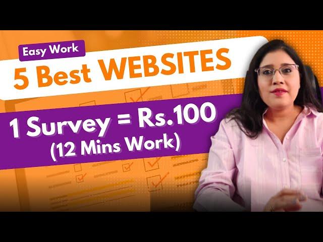 Do Online Surveys & Earn Money || Easy Job For Students || Earning Rs.7,000