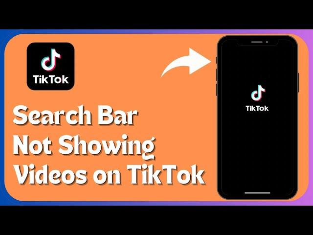 How to Fix TikTok Search Bar Not Showing Videos / iPhone / 2024