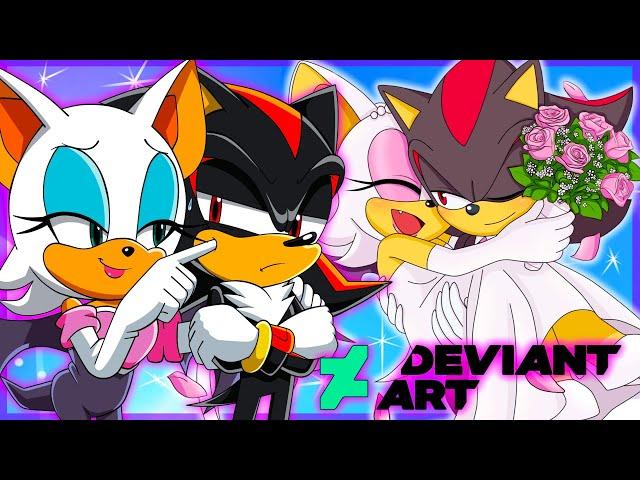 SHADOW HATES DEVIANTART ~ Shadow and Rouge VS DeviantArt