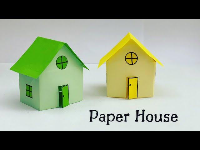 DIY MINI PAPER HOUSE / Paper Craft / Easy Origami  House DIY / Paper Crafts Easy / House DIY