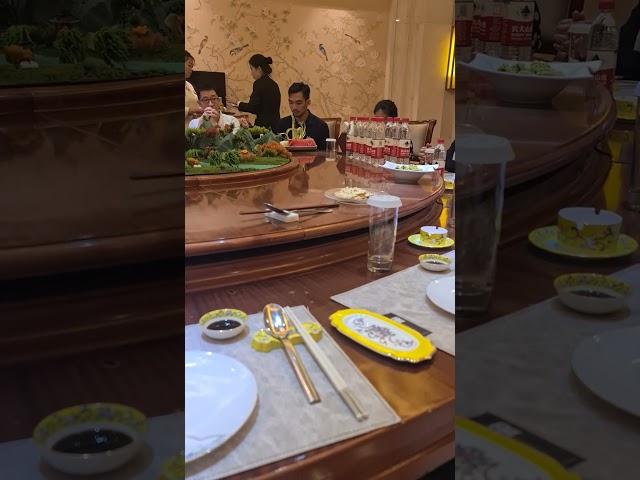 Moving round table dishes #shanxi #chinafood #chinatravel