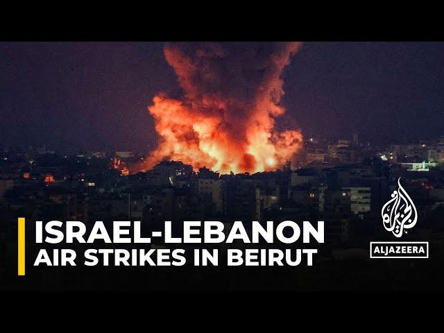 Several Israeli air attacks hit near Beirut’s airport overnight