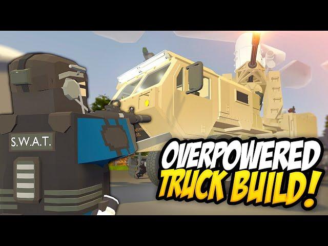 OVERPOWERED Truck Destroyed The Server - Unturned Building