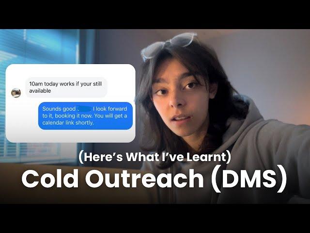 Here's What I Learnt So Far From Cold Outreach...(170+ Instagram DMS)