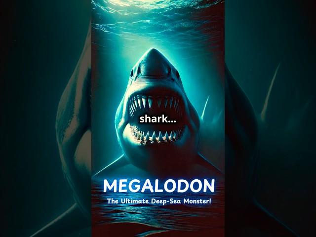 MEGALODON: The Ultimate Deep-Sea Monster!  #exploreminute #facts #discovertheunknown