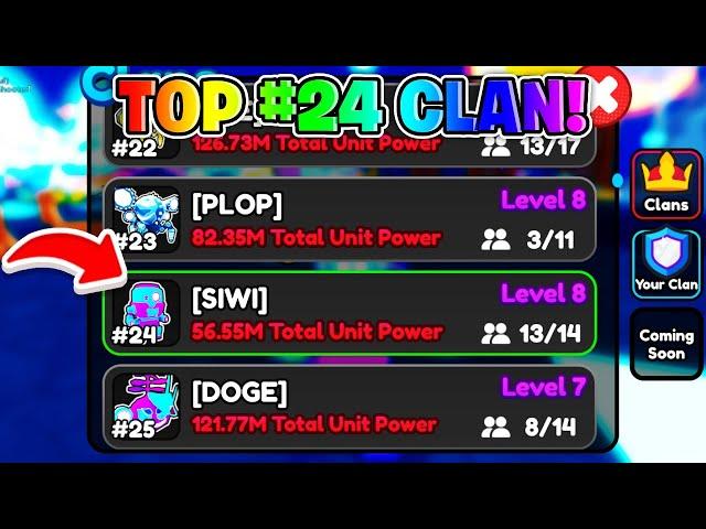 ROBLOX PLANET DESTROYERS I REACHED TOP 24 CLAN IN THE GAME