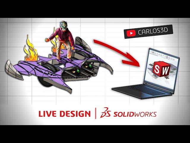 Sub-D and SOLIDWORKS: This LEGENDARY Glider! - SOLIDWORKS LIVE Design - Episode 4