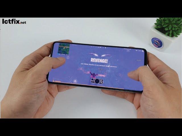 Samsung Galaxy M51 test game Fortnite Mobile, Battery Usage and Graphics Settings