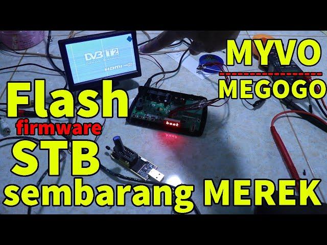 CARA FLASH STB SEMBARANG MEREK SET TOP BOX MYVO STAR - 02 HANYA BOOT TIDAK ADA SIARAN