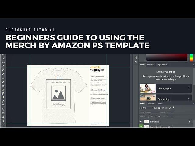 Beginners Guide To Using The Merch By Amazon Photoshop Template On A Mac