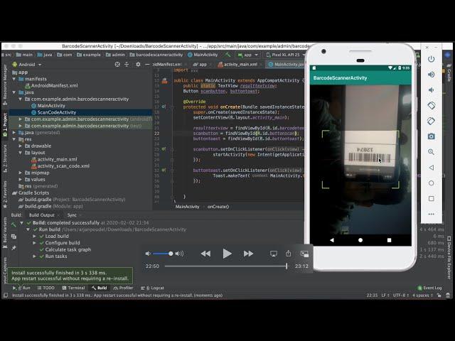 Android Barcode Scanner app || Qrcode Scanner || Android app