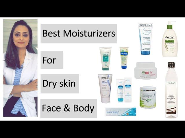 Moisturiser for dry skin for Face and body | product recommendations | dermatologist