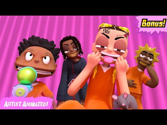 Artist Animated BONUS! (ft. 6IX9INE, YNW Melly, Kodak Black, Tay-K, Post Malone) PARODY