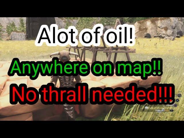 How to get oil anywhere on the map with no thrall needed in Conan Exiles Age of War 2024