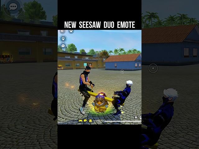 New Seesaw Duo Emote  Best Duo Emote in Free Fire | Emote Royale Event #srikantaff