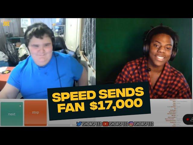 IShowSpeed gifts fan $17,000 after learning what diabetes is