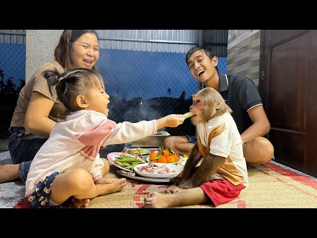 CUTIS family's special rainy day meal is simple but full of love