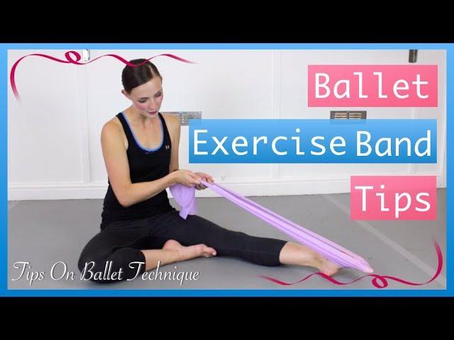 Resistance Band Exercises For Ballet Feet, Tendu Exercise Band | Tips On Ballet Technique
