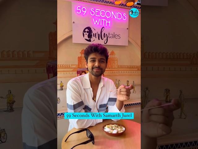 59 Seconds With Chintu Aks Samarth Jurel | Curly Tales #shorts