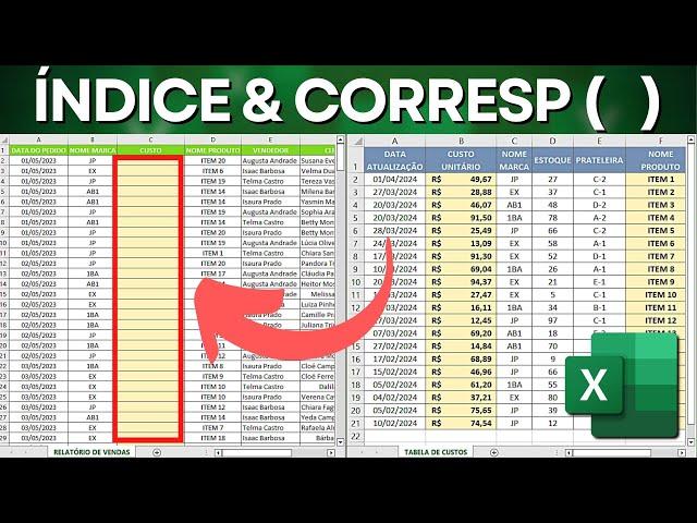 Não tem ProcX? Use Índice & Corresp | ProcV Não Funciona Nesse Exemplo. Entenda...