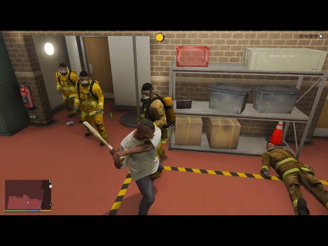 GTA 5 - Fire Station Rampage + Six Star Escape