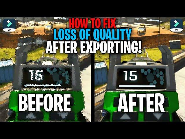 How To Fix: Loss of Quality After Exporting (Best Filmora Export Settings)