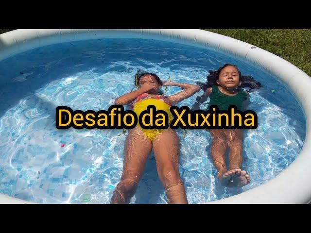 desafio na piscina com Xuxinha 