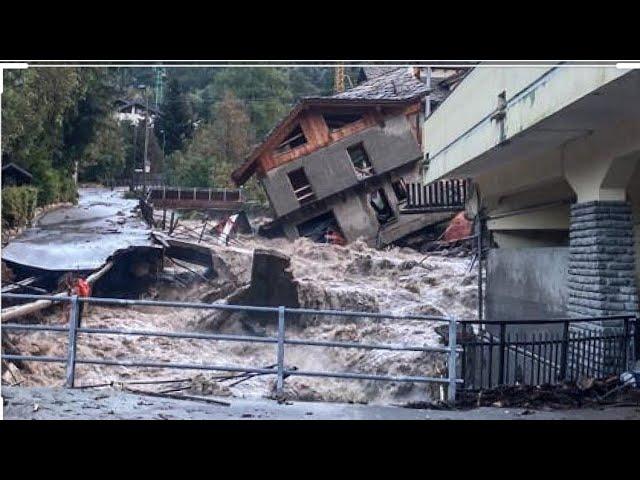 Storm Alex hits Southeastern France and and northern Italy. unrelenting rainfall overnight.