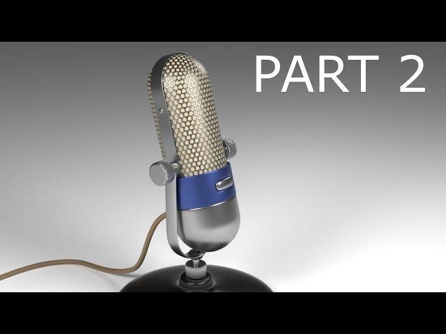 Blender Tutorial: Modeling a Vintage Microphone: Part 2