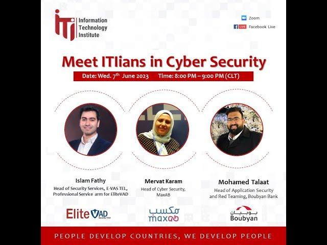 Meet ITIans in Cyber Security