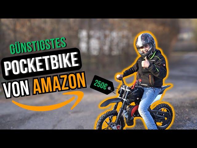 Wir haben das günstigste Pocketbike von Amazon bestellt: Unboxing & Testfahrt!