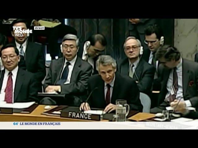 Dominique de Villepin : le discours de l'ONU