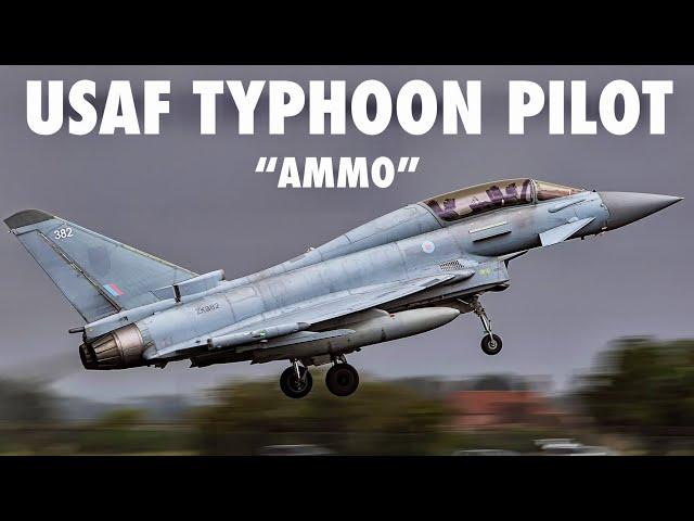 F-22 Pilot Flies The RAF Typhoon | "Ammo" (Part 2)