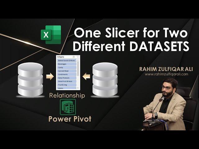 One Slicer for Two Different Datasets in Excel | Relationships | POWER PIVOT | Dashboard Reporting